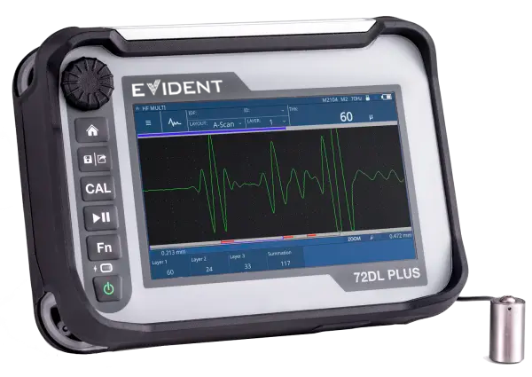 72DL PLUS 超音波厚さ計 | Evident | Evident Scientific