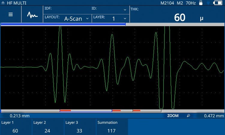 72DL PLUS 超音波厚さ計 | Evident Scientific