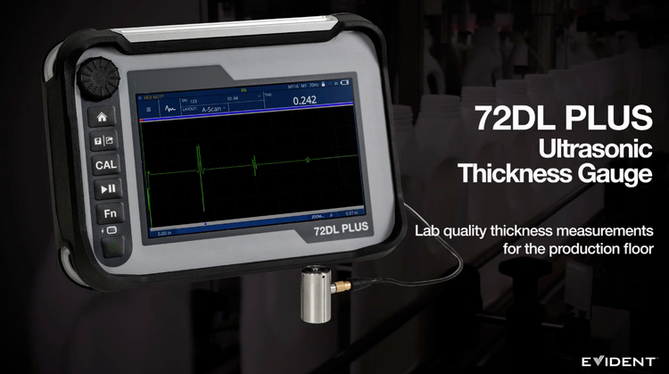 72DL PLUS 超音波厚さ計 | Evident | Evident Scientific