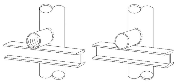 Showing some typical trunnion configurations