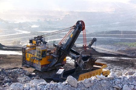 excavator mining