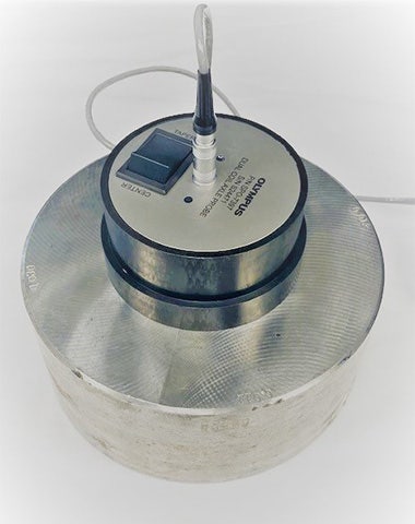 철도 차축 중심부의 결함을 검사하기 위한 프로브 설정