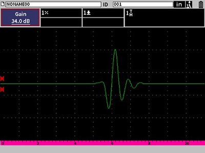 Bonded joint/ positive peak