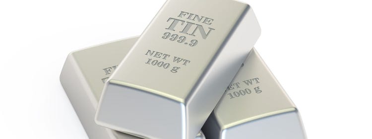 Tin ingot