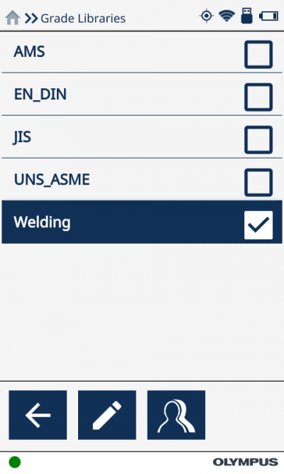 The Vanta analyzer’s weld library