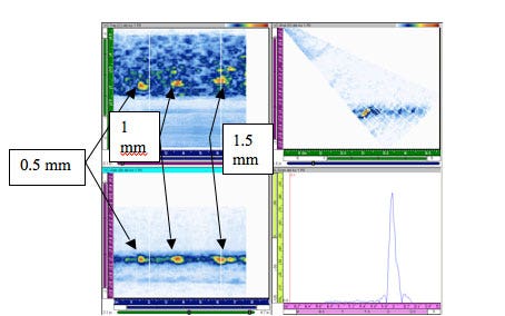 堆焊层板中的凹槽