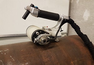 在管材上进行检测的RollerFORM扫查器