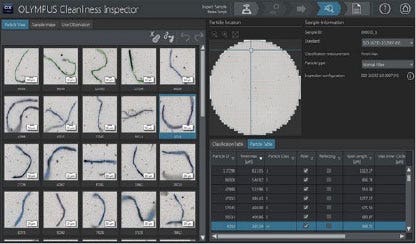 Technical cleanliness inspection system for Lithium-ion battery manufacturing