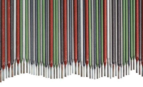 焊条的末端通常没有焊剂覆盖